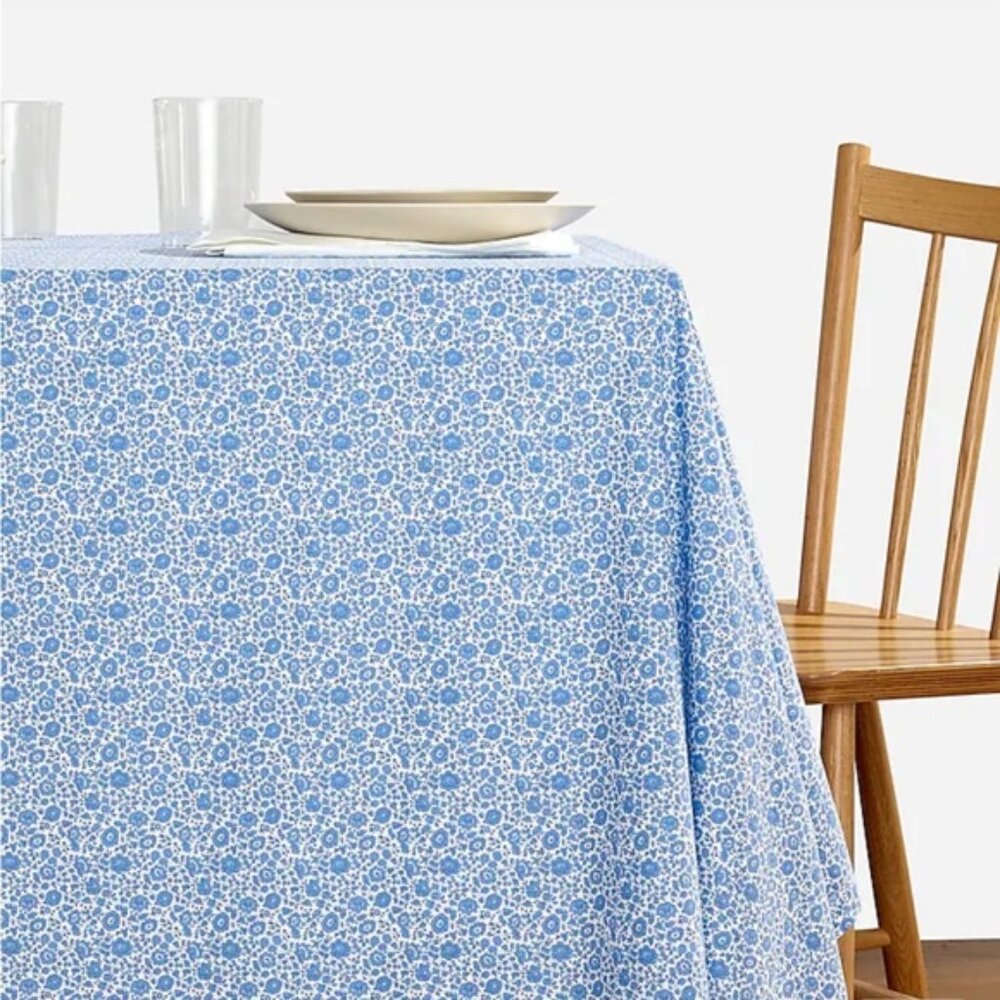 NWT J. Crew Liberty Limited Edition Tablecloth - Blue